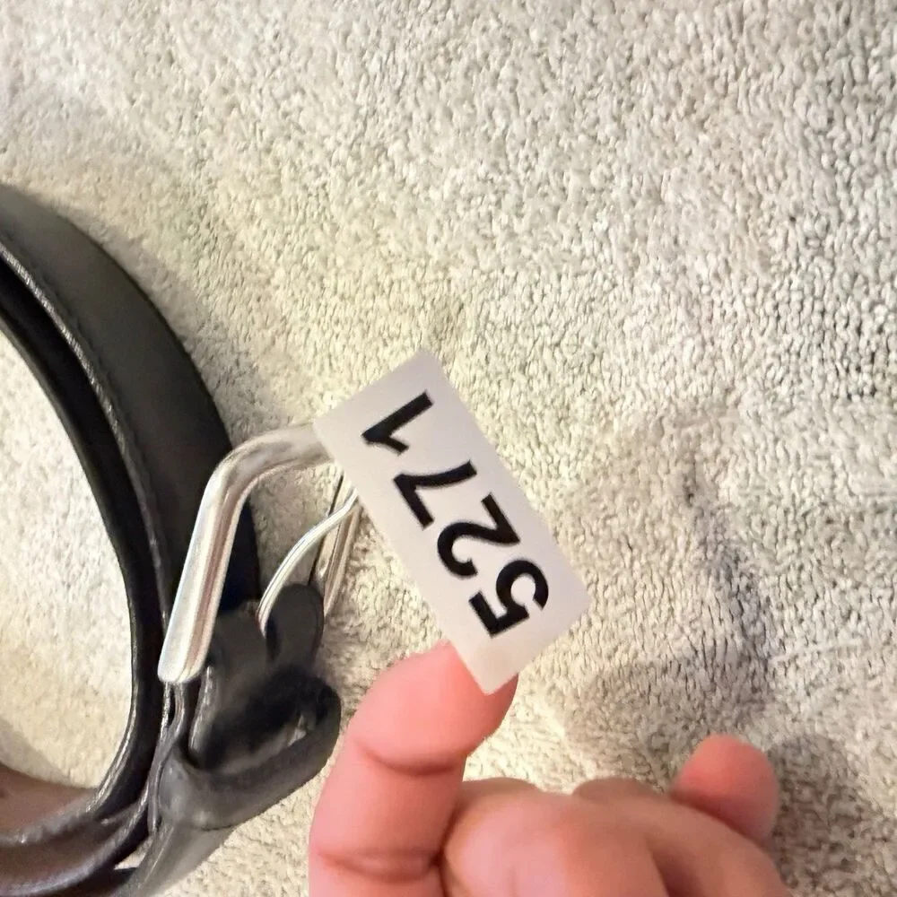 L.L. Bean Genuine Black Leather Belt 40 1